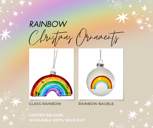 Rainbow Christmas Ornaments