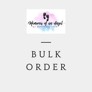 BULK ORDER of Pregnancy & Infant Loss Awareness (Pink & Blue) Satin Ribbon Pins